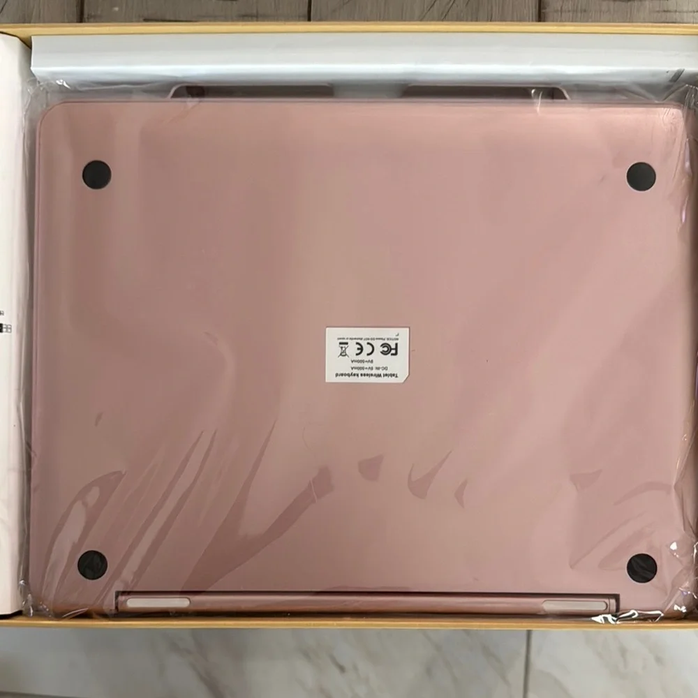 Rose Gold Tablet Case with Keyboard